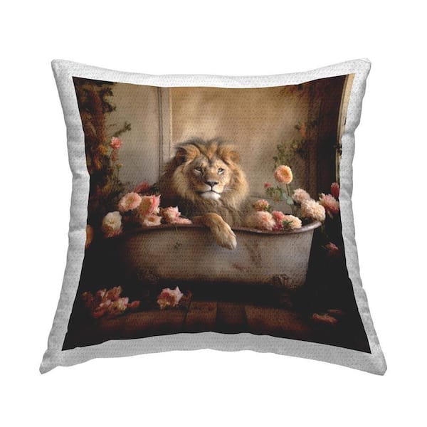 JCPenney Linden Street Stay Awhile Square Throw Pillow