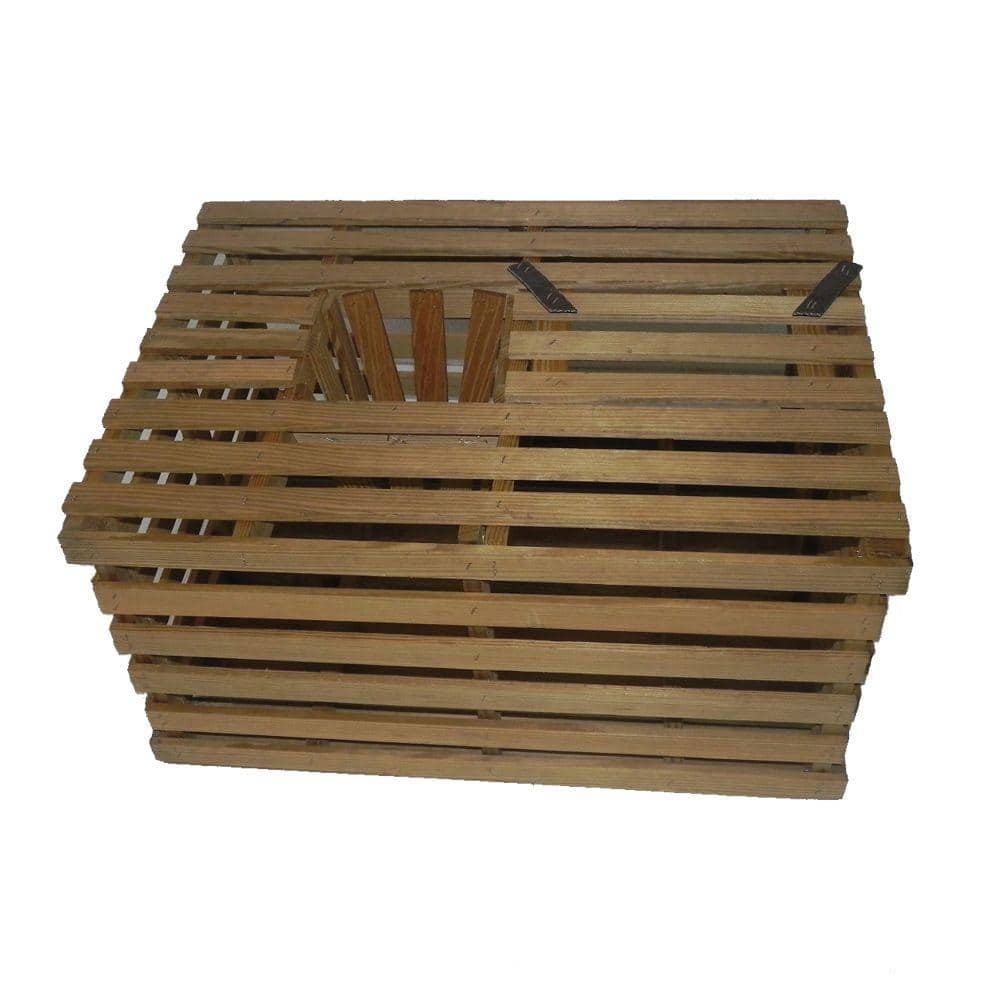 16 in. x 16 in. x 16 in. Pressure-Treated Crab Trap Wood Crate 229272 - The  Home Depot