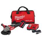 M18 FUEL 18-Volt Lithium-Ion Brushless Cordless 4-1/2 in./6 in. Grinder with Paddle Switch Kit and One 6.0 Ah Battery