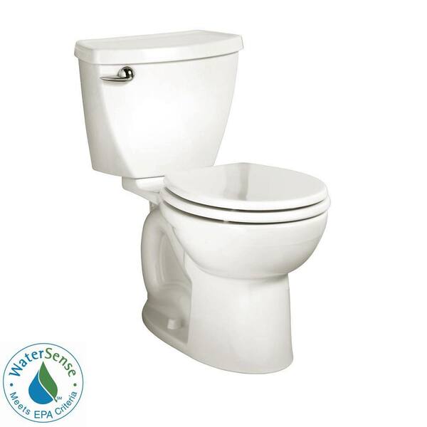American Standard Cadet 3 FloWise Complete No-Tools 2-Piece High Efficiency Round Front Toilet in White-DISCONTINUED