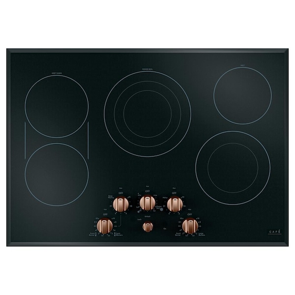 copper electric hob