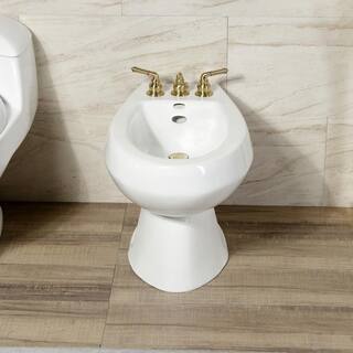 Rubinetto Per Bidet Kingston Brass Magellan, 3 Maniglie, Pop-up In Ottone, Finitura Bronzo Lucido