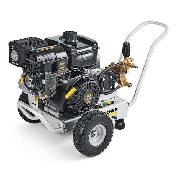 HD Series GeB 4000 PSI 4.0 GPM Professional Belt Drive Cold Water Gas Power Pressure Washer with Electric Start