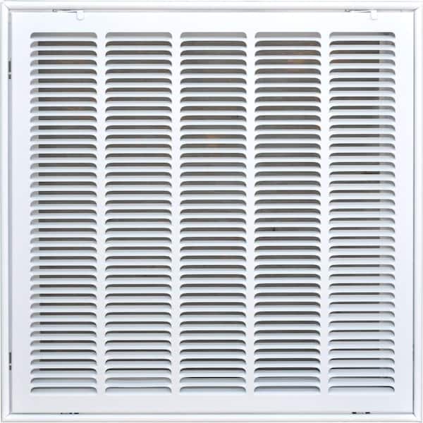 SPEEDI-GRILLE 20 in. x 20 in. Return Air Vent Filter Grille, White with Fixed Blades