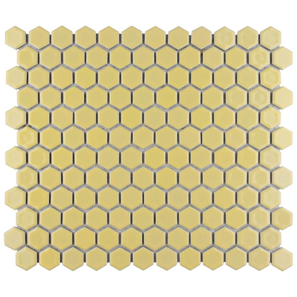Wholesale PandaHall Yellow Mosaic Tiles for Crafts Bulk Irregular Ceramic  Mosaic Tiles Pieces for Picture Frames 