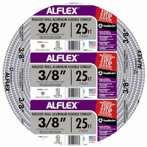 3/8 in. x 25 ft. Alflex RWA Metallic Aluminum Flexible Conduit
