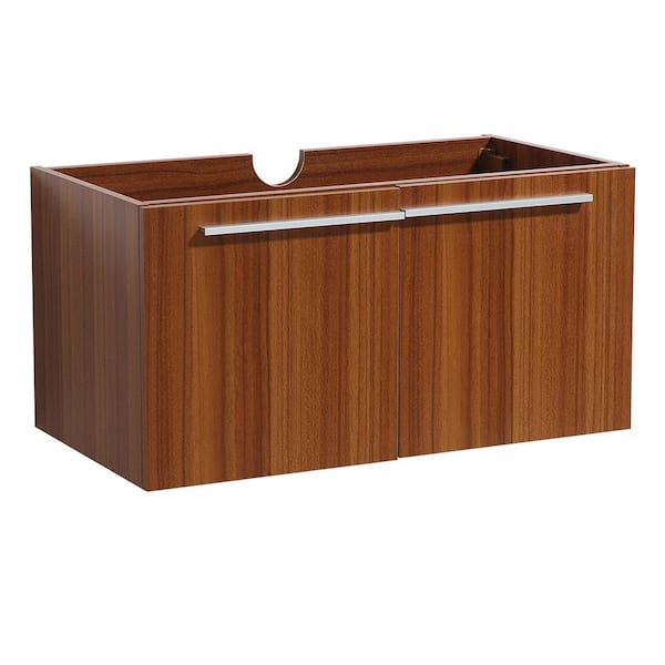 Fresca Vista 36 in. Bathroom Vanity Cabinet Only in Teak