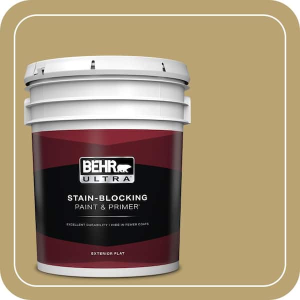 BEHR ULTRA 5 gal. Home Decorators Collection #HDC-AC-16 Cumin Flat Exterior Paint & Primer