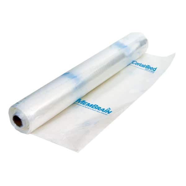 CertainTeed MemBrain 100 in. x 50 ft. Air Barrier with Smart Vapor Retarder