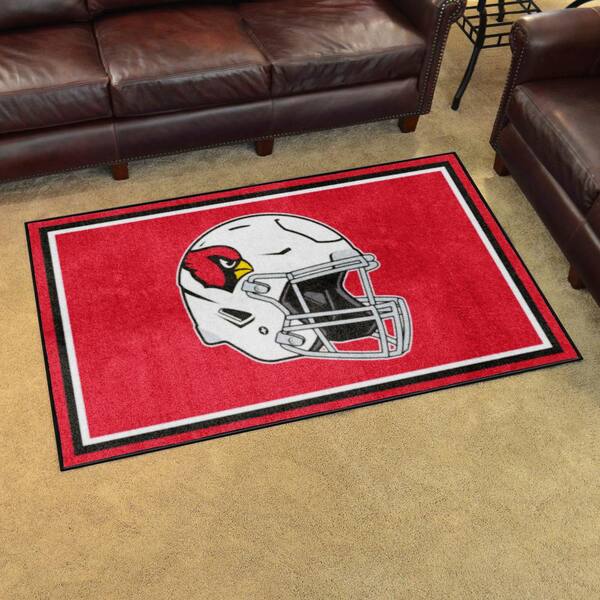 FANMATS Arizona Cardinals 6 ft. x 10 ft. Plush Area Rug