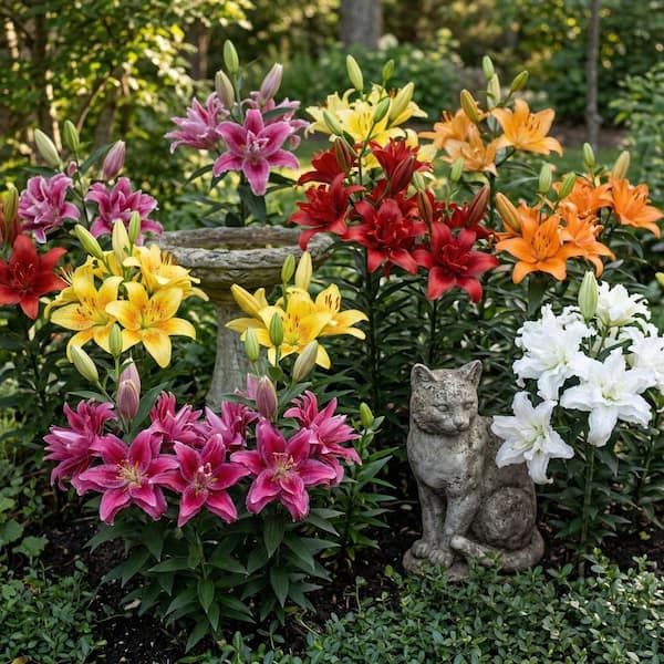 national PLANT NETWORK Lily Double Oriental Mixed Bulbs (5-Pack