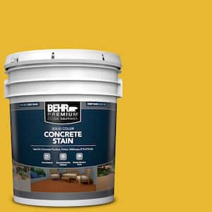 5 gal. #OSHA-6 OSHA SAFETY YELLOW Solid Color Flat Interior/Exterior Concrete Stain