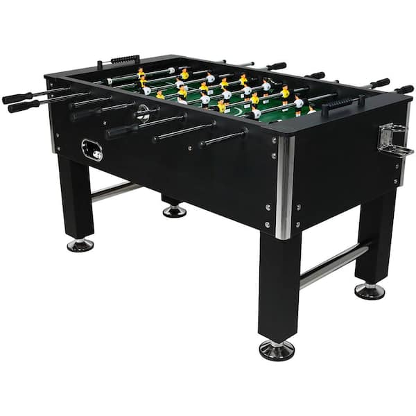 Sunnydaze 55 in. Foosball Game Table with Drink Holders