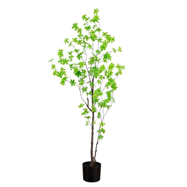 Nearly Natural 5 ft. Artificial Minimalist Enkianthus Tree