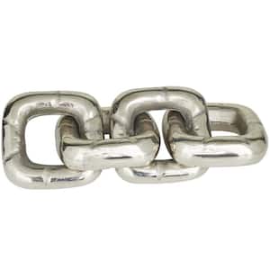 3 in. Silver Aluminum Chain Sculpture