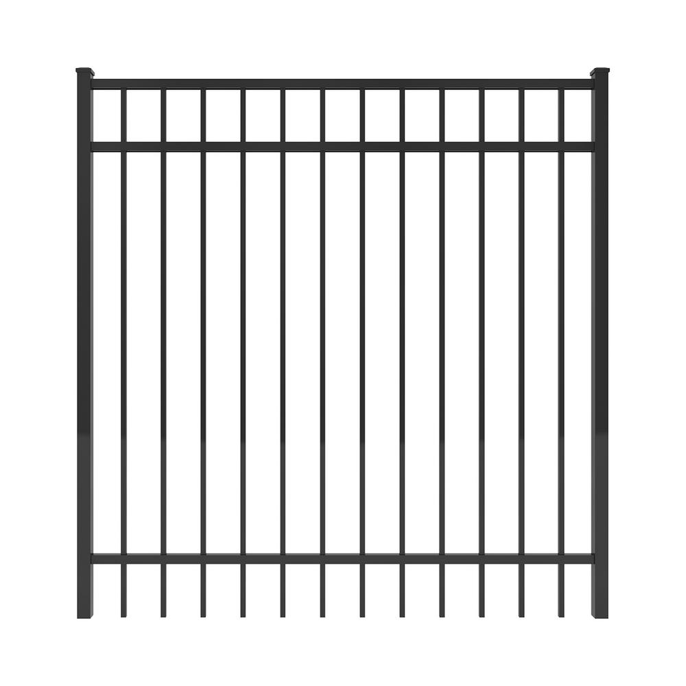 Vinings 5 ft. H x 5 ft. W Black Aluminum Pre-Assembled Fence Gate price history on PriceWatchPro