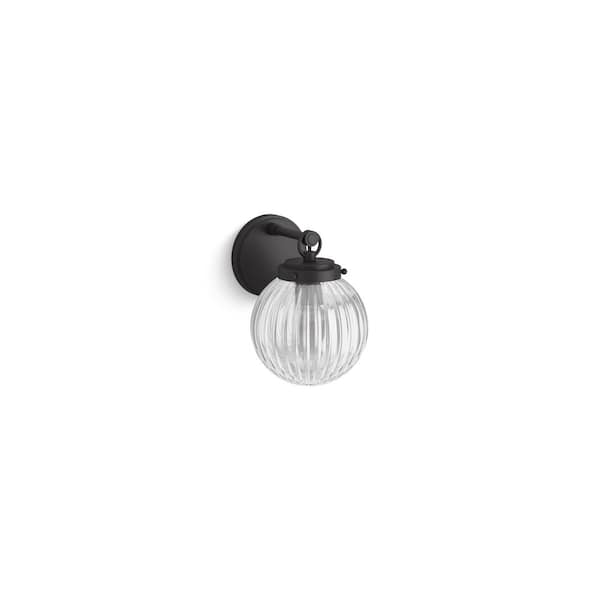 KOHLER Embra By Studio McGee One-Light Matte Black Wall Sconce
