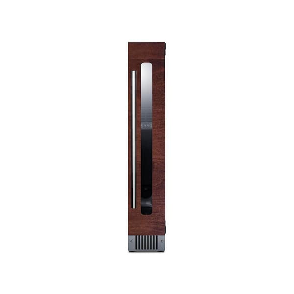 6 in. Wide Single Zone 7-Bottle Wine Cooler in Custom
