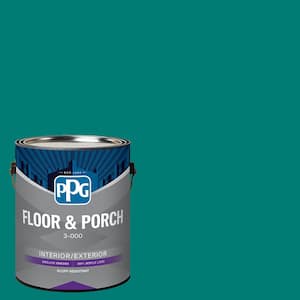 1 gal. PPG1231-7 Romantic Isle Satin Interior/Exterior Floor and Porch Paint