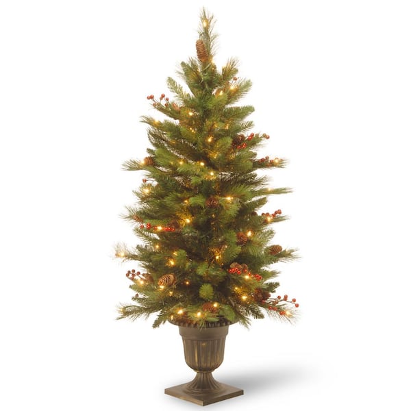 National Tree Company 4 ft. Decorative Collection Long Needle Pine Cone
