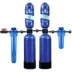 Rhino Series 5-Stage 300,000 Gal. Whole House Water Filtration System w/ Salt-Free Water Conditioner & 20 in. Pre-Filter