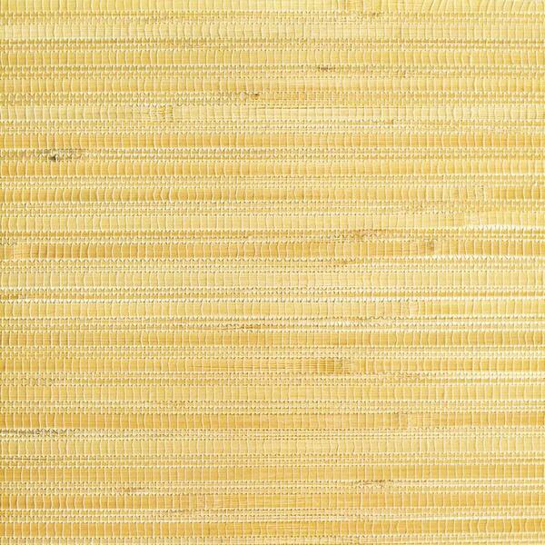 The Wallpaper Company 72 sq. ft. Beige Bamboo Grasscloth Wallpaper-DISCONTINUED