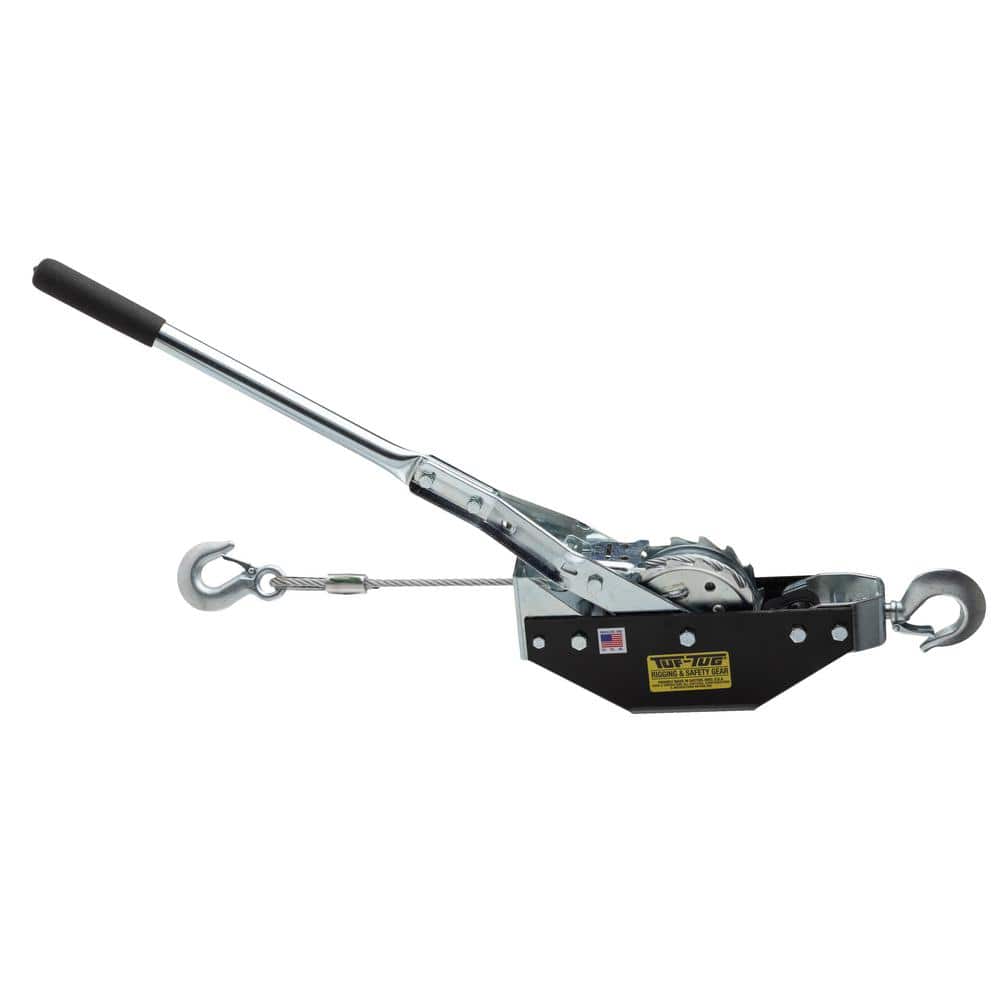Tuf Tug Large Frame Single Line 5000 Lbs Come Along Cable Puller 10 Ft Reach Tt5000 10c 