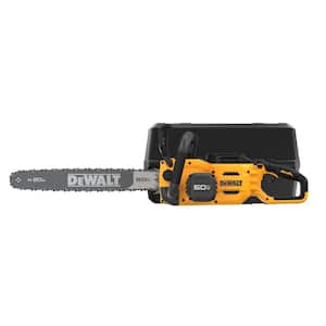 FLEXVOLT 60V MAX 20 in. Brushless Cordless Battery Powered Chainsaw and Carry Case (Tool and Case Only)