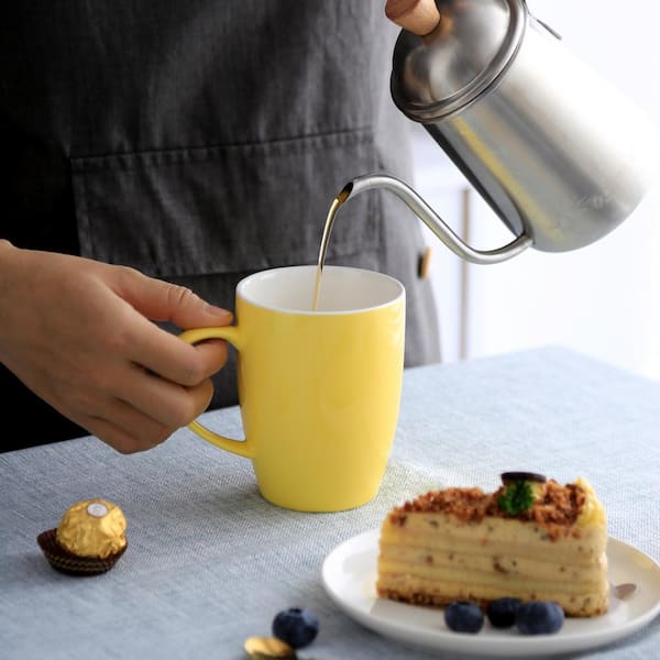 2 Oz Yellow Ceramic Espresso Cup, Espresso Mug, Coffee Cup, Beaker 