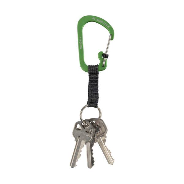 Nite Ize SlideLock Key Ring, Aluminum