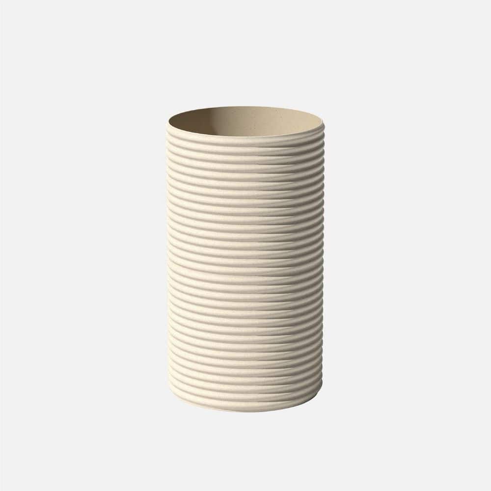 Mod 24.75 in. Round Sand Tall Plastic Planter price history on PriceWatchPro