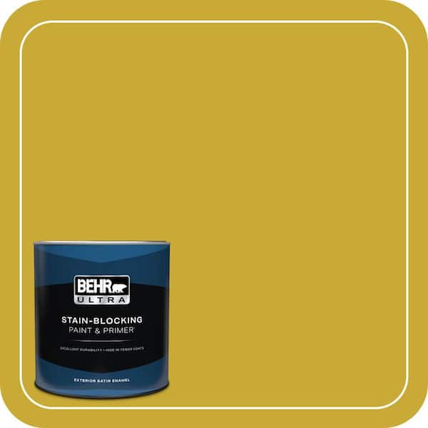 BEHR ULTRA 1 qt. #P320-7 Sweet and Sour Satin Enamel Exterior Paint & Primer