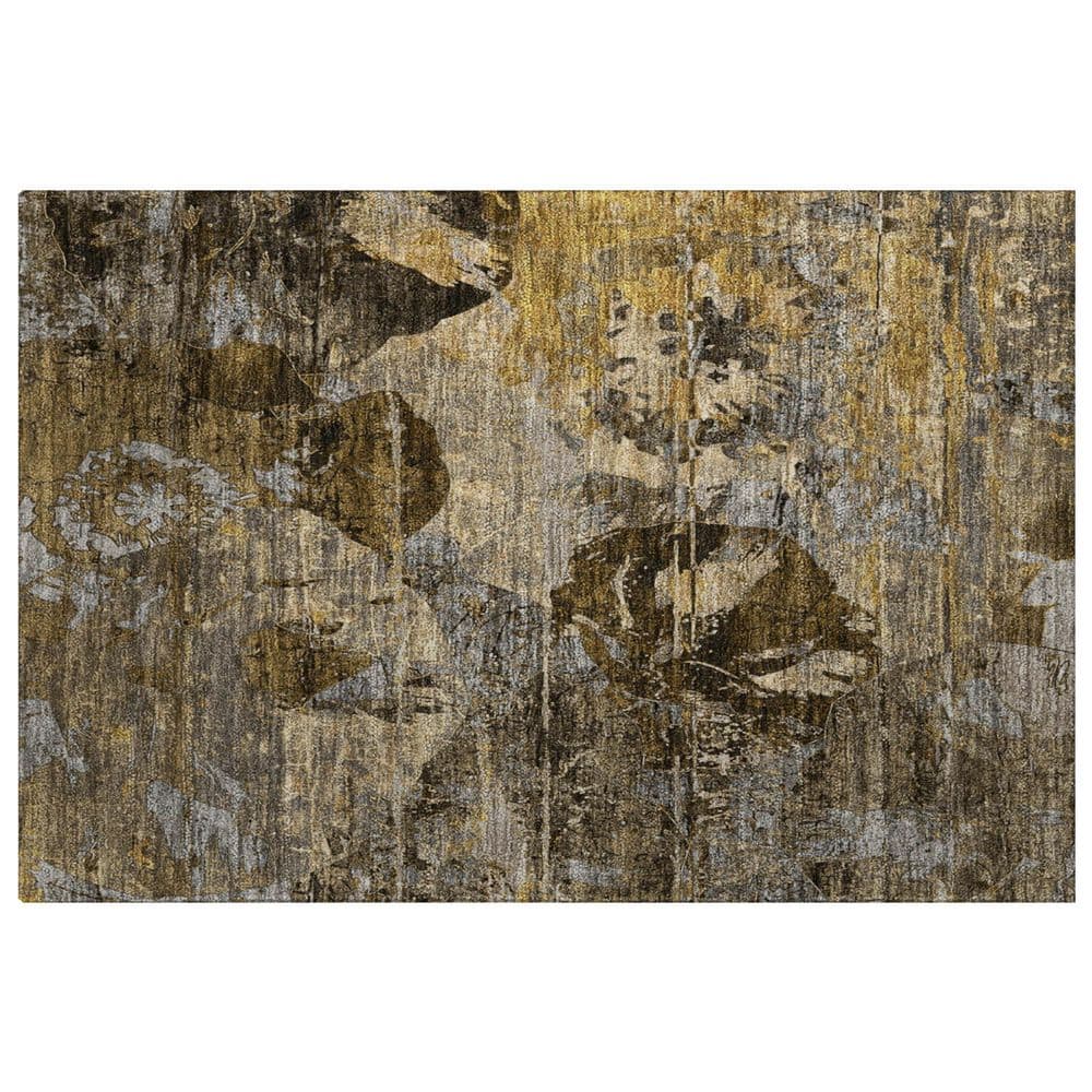 Dream Shag Premium Machine Washable Abstract ADS555 Mocha 3 ft. x 4 ft. Area Rug price history on PriceWatchPro