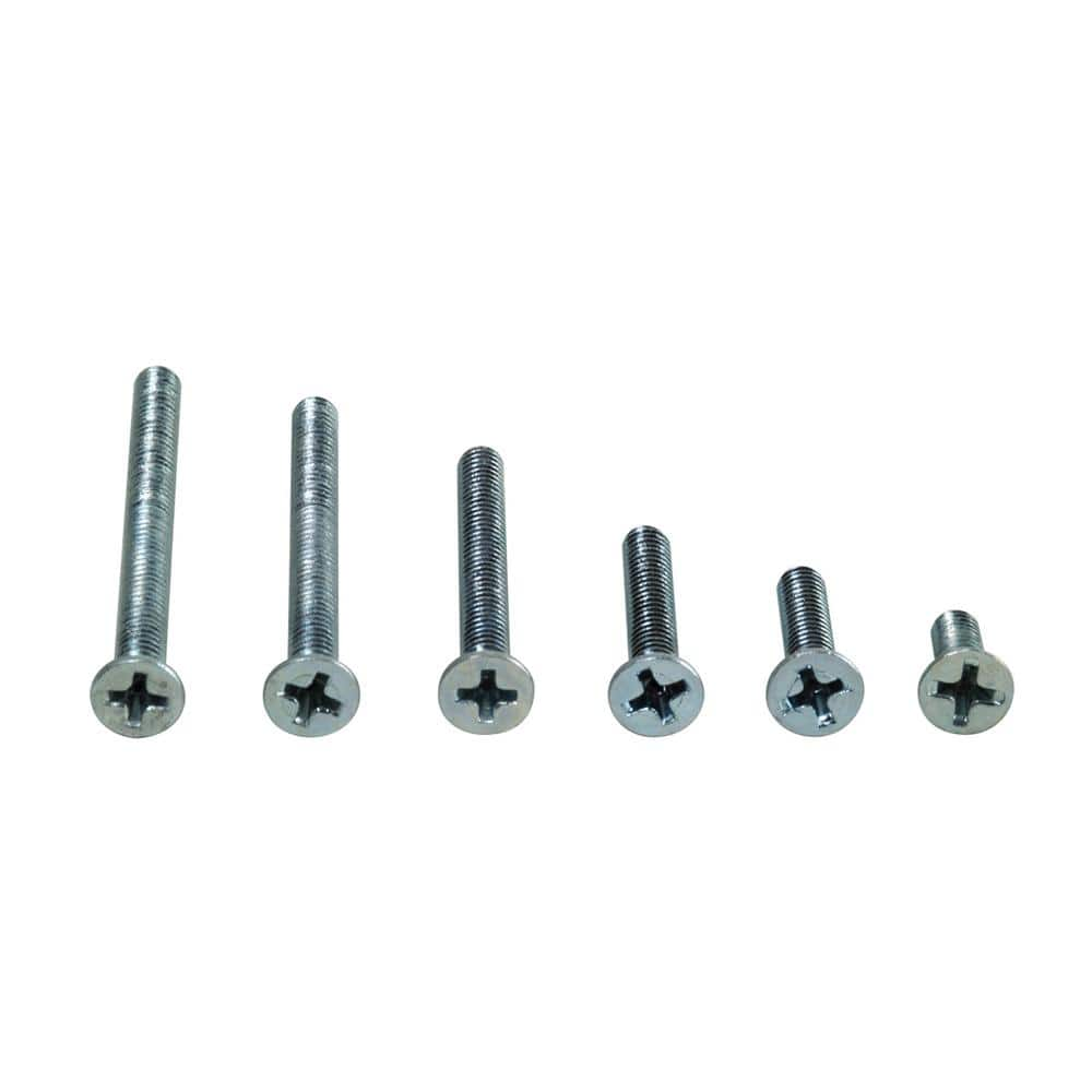 Gajing Chicago Screws Assorted Kit 6 Sizes Of Round Flat - Temu