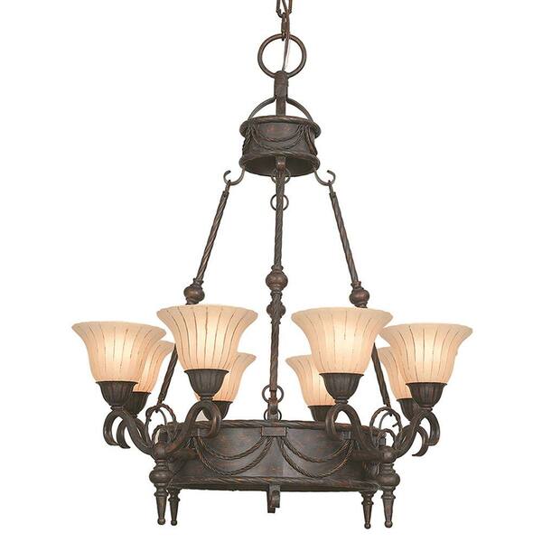 Yosemite Home Decor Isabella Collection 8-Light 43.5 in. Hanging Chandelier