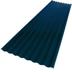 26 in. x 6 ft. Polycarbonate Roof Panel in Blue
