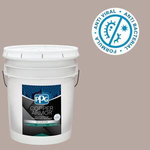 5 gal. PPG1017-4 Riveter Rose Eggshell Antiviral and Antibacterial Interior Paint with Primer