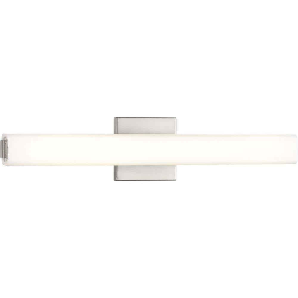 Brushed Nickel 22" LED Bath Vanity Light with Opal Glass