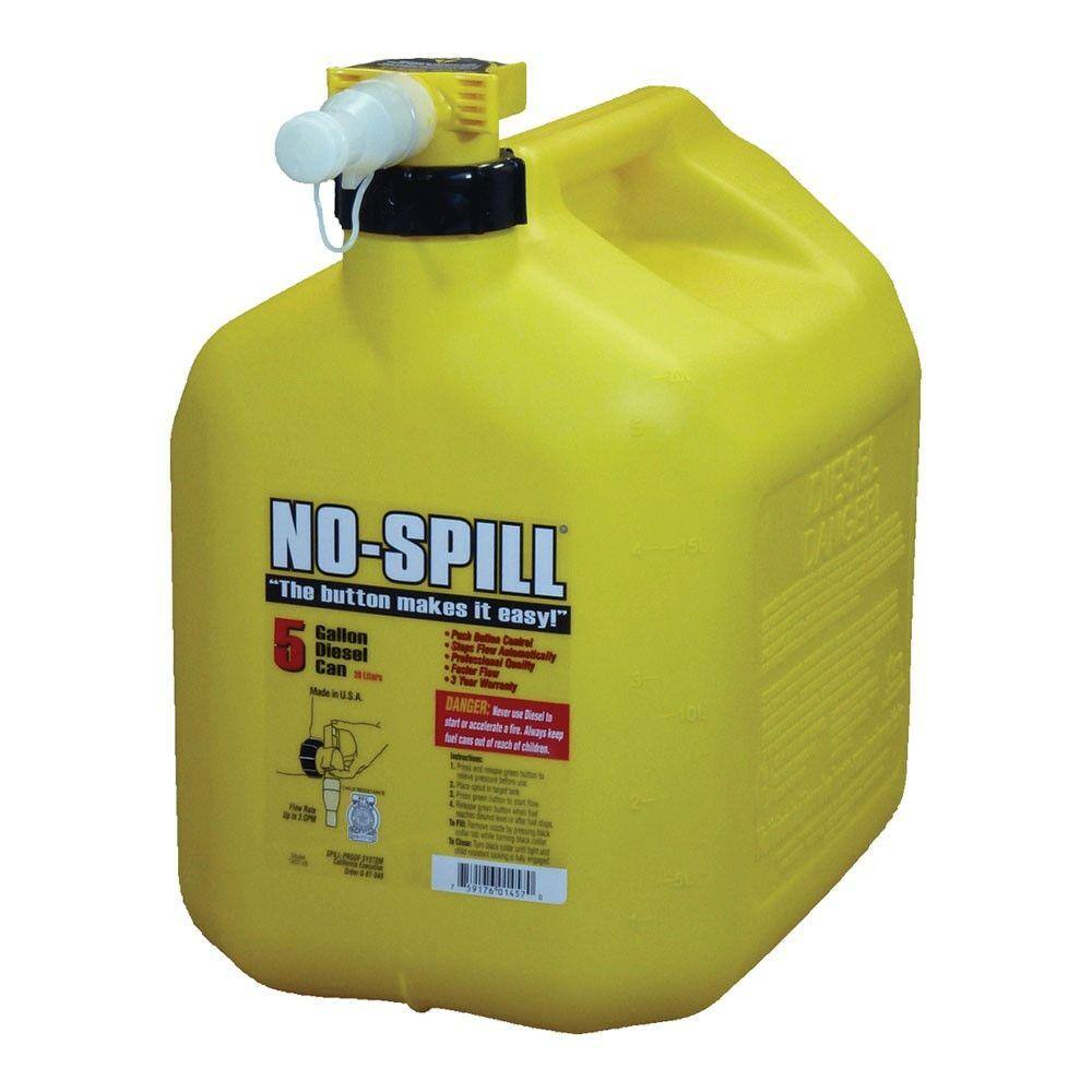 CARB & EPA Approved No-Spill 1457 5-Gallon Poly Diesel Can for sale online 