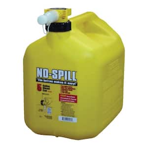 5-Gallon No-Spill 1456 Poly Kerosene Fuel Can with Rear-Handle 