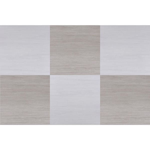 FloorPops 3 MIL 12 in. W x 12 in. L Kingsley Brown Natural Water Resistant Peel and Stick Vinyl Floor Tiles (20-Tile, 20 sq. ft.)
