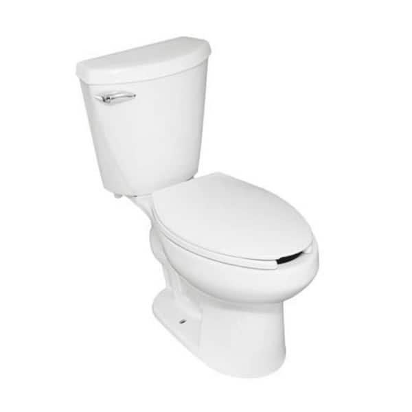 HELVEX Austral L 2-piece 1.28 GPF Single Flush Elongated Toilet in White, Seat Not Included