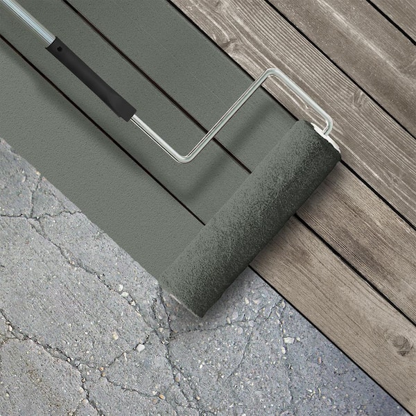 1 gal. #T17-13 In the Woods Textured Low-Lustre Enamel Interior/Exterior Porch and Patio Anti-Slip Floor Paint