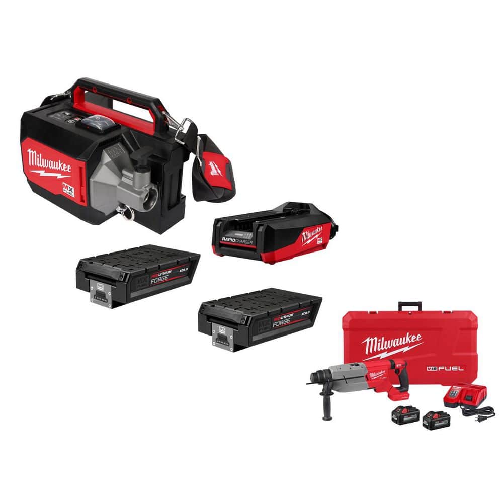 MX FUEL Lithium-Ion Cordless Briefcase Concrete Vibrator Kit with (2) Batteries, Charger & Rotary Hammer Kit price history on PriceWatchPro