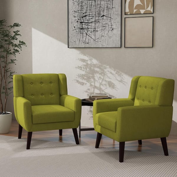 Pale green accent discount chair