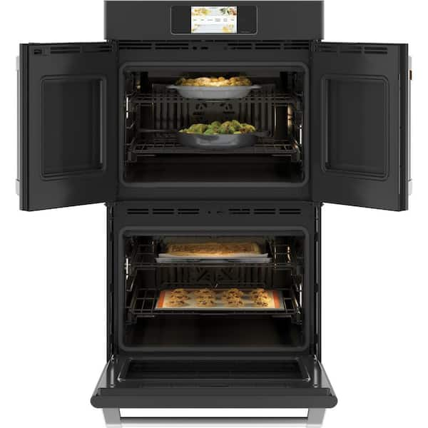 home depot double wall oven electric