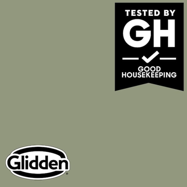Glidden Premium 1 gal. PPG1124-5 Cavern Moss Satin Interior Latex Paint