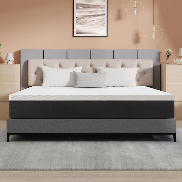 Twolike Full Size 12 in. Medium Firm Tight Top Memory Foam Mattress, Pressure Relief and Motion Isolation