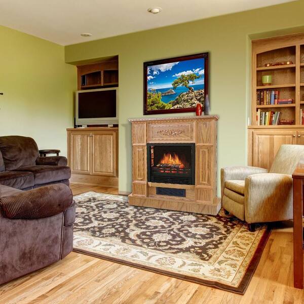 Quality Craft 32 in. Electric Fireplace in Oak