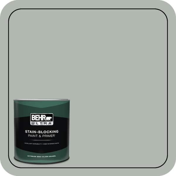 BEHR ULTRA 1 qt. #PPU12-14 Verdigris Semi-Gloss Enamel Exterior Paint & Primer